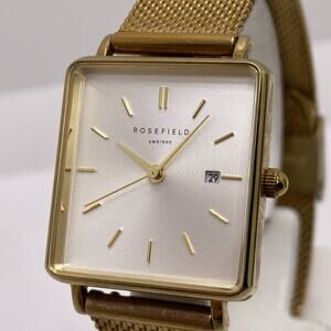 Rosefield NYC Box Watch Works New Battwry Luxury Watch